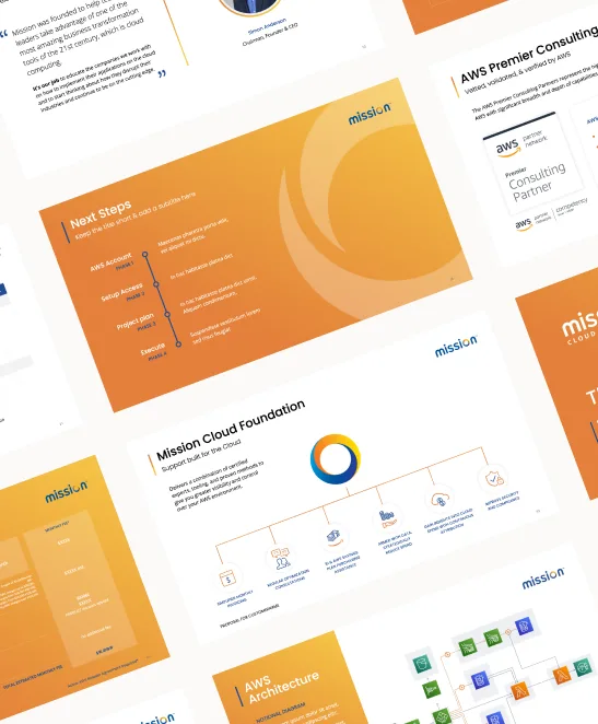Mission Cloud modular sales deck case study